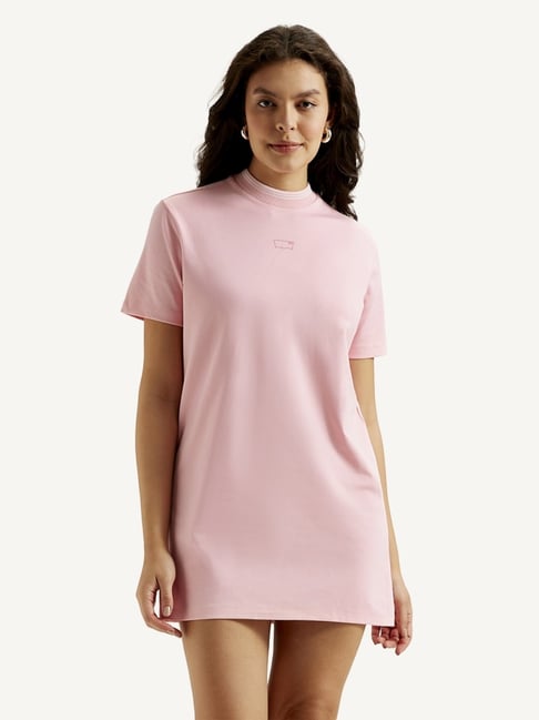 Levi's Light Pink Regular Fit Dress-picture-22