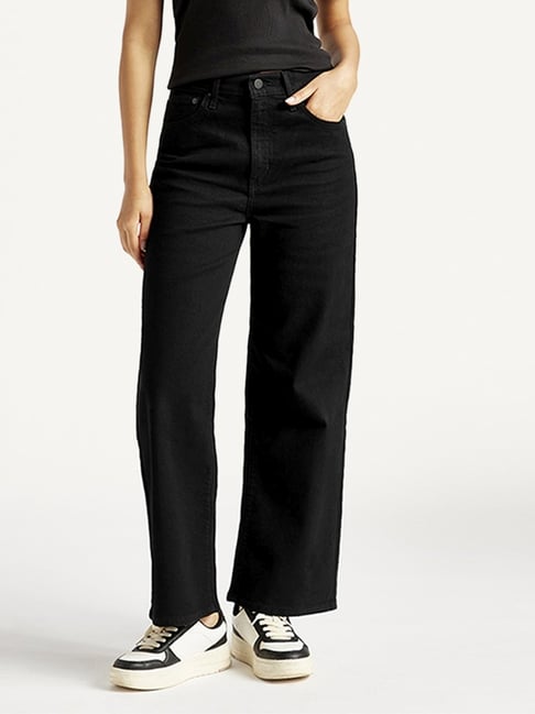 Levi's Black Wide Leg Jeans
