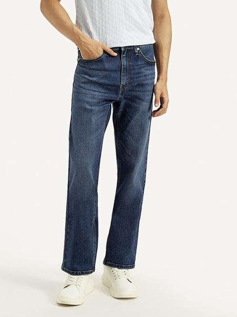 Buy Levi's Dark Blue Regular Fit Jeans for Mens Online Tata CLiQ