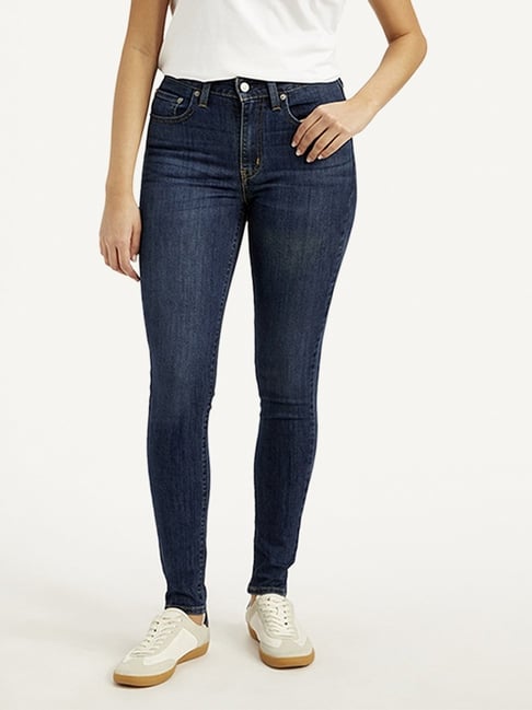 Levi's 721 Indigo Skinny Fit Jeans-picture-10