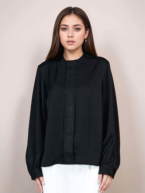 Zink London Black Plain Top-picture-37