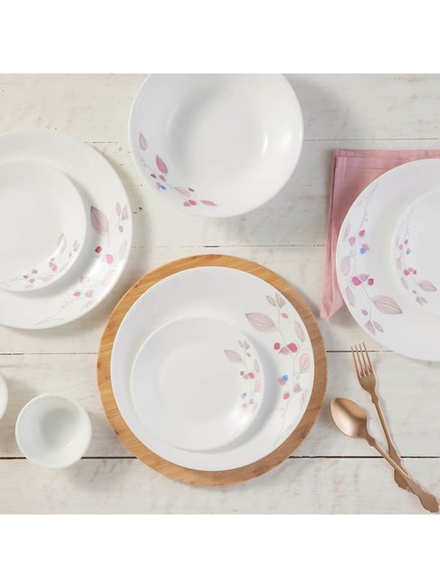 Buy Corelle Multicolor Glass Pink Breeze1 Bachelor Set Pcs at