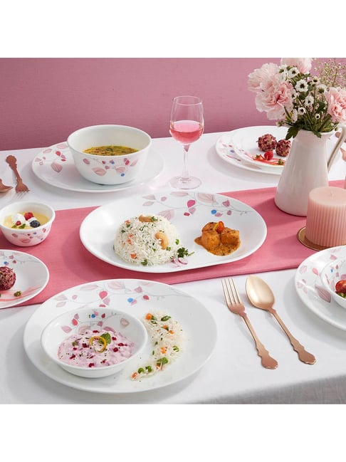 Corelle Multicolor Glass Pink Breeze1 Mini Dining Set 8 Pcs-picture-45