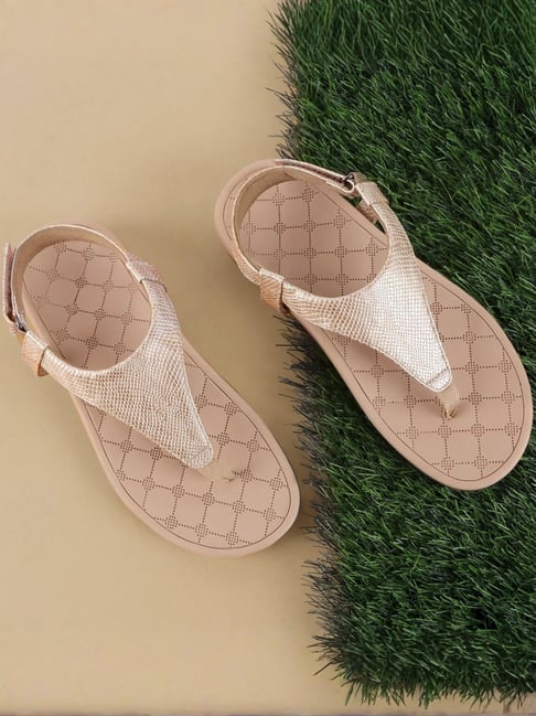 Buy Soultouch Women's ARIA Cream Thong Sandals for Women at Best