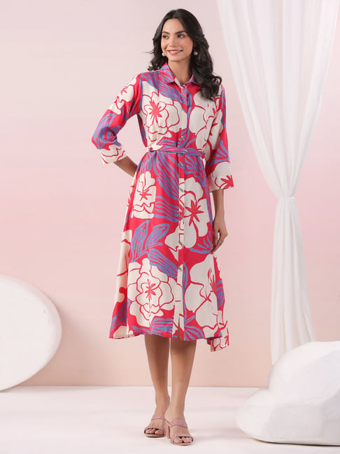 Buy Kaftanize Multi Russian Silk Casual Dress for Womens Online @ Tata CLiQ  Luxury