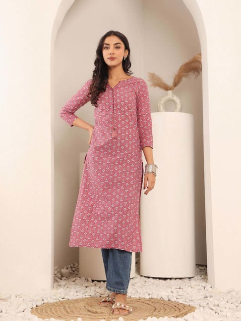 Varanga Pink Printed Kurta-picture-39