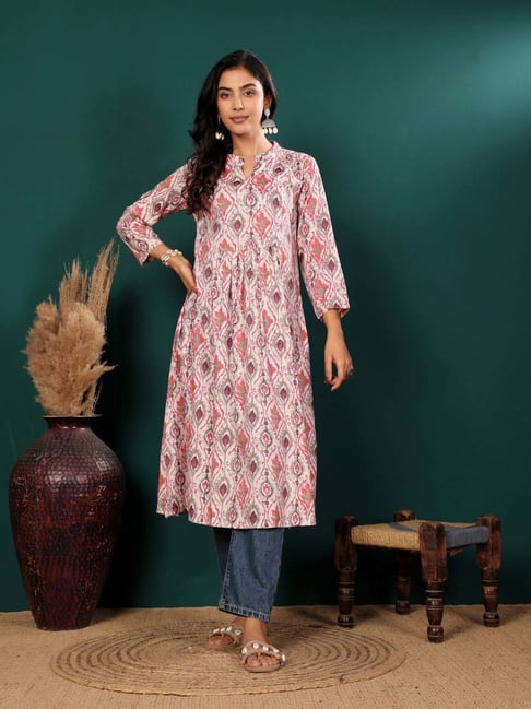 Varanga Pink Printed Kurta-picture-40