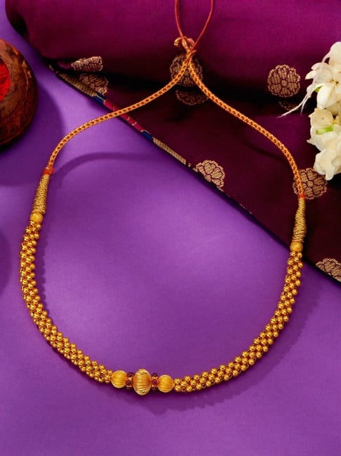 Peshwai Jewellery Online Buy Jewellers 22KT Gold Peshwai Thushi