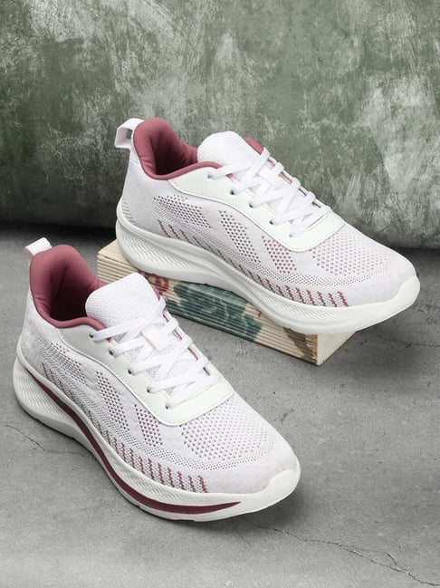 CL Sports by Carlton London Women's White Running Shoes