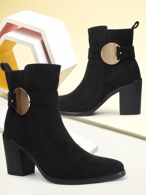 Carlton London Women's Black Casual Booties-picture-45