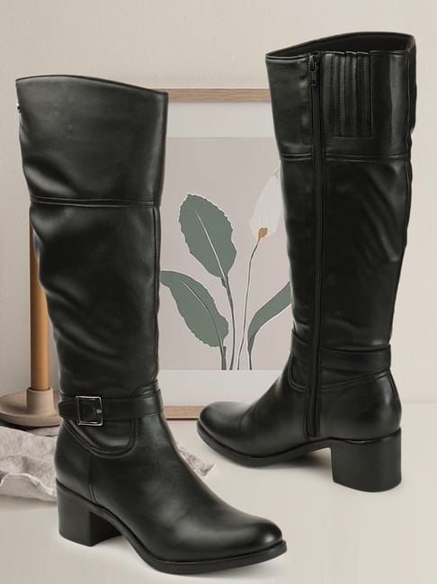 Carlton London Women's Black Casual Booties