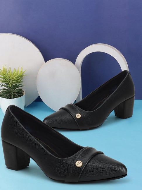 Carlton London Women's Black Casual Pumps-picture-32