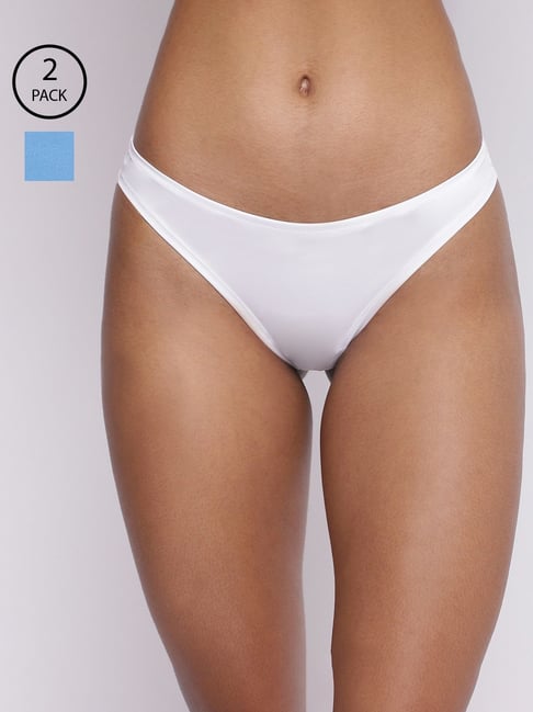 Basiics By La Intimo Blue & White Comfort Fit Panties - Pack Of 2-picture-29