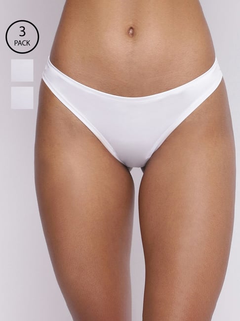 Basiics By La Intimo White Comfort Fit Panties - Pack Of 3-picture-20
