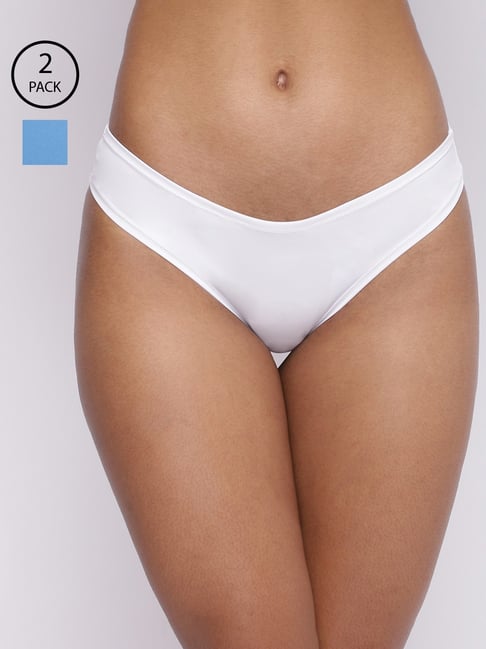 Basiics By La Intimo Blue & White Comfort Fit Panties - Pack Of 2-picture-30