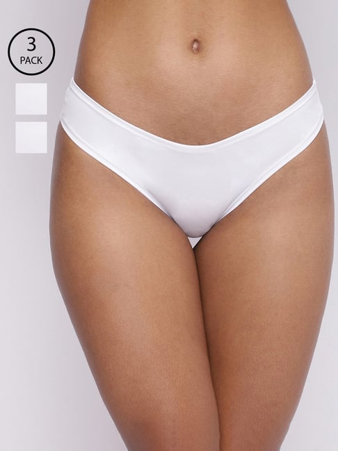 Basiics By La Intimo White Comfort Fit Panties - Pack Of 3-picture-21