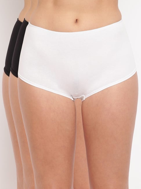 La Intimo Multicolored Comfort Fit Briefs - Pack Of 3-picture-45