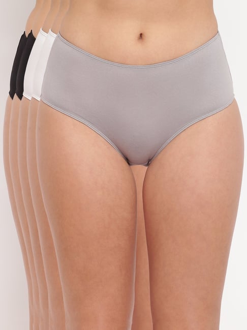 La Intimo Multicolored Comfort Fit Briefs - Pack Of 5-picture-24