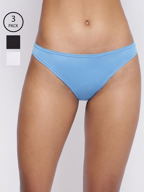 La Intimo Multicolored Comfort Fit Panties - Pack Of 3-picture-26