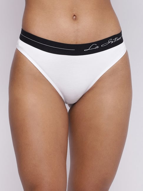 La Intimo White Comfort Fit Panties-picture-37
