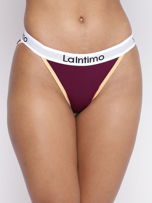 La Intimo Purple Comfort Fit Panties-picture-41