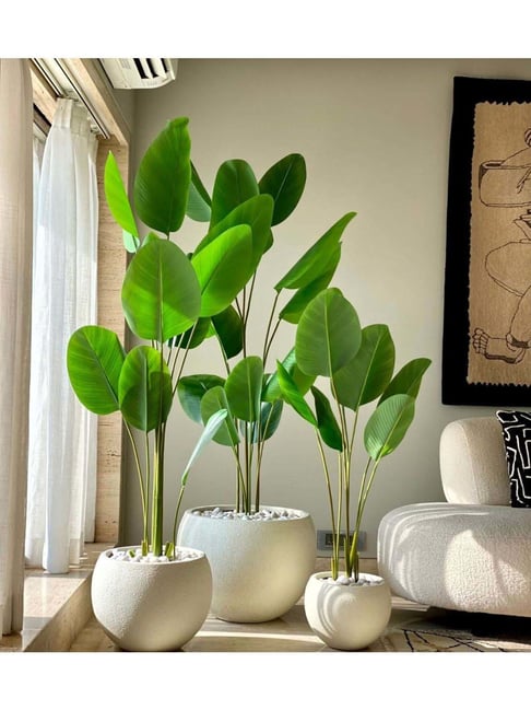 Mason Home Lithos Ivory Planter, Medium