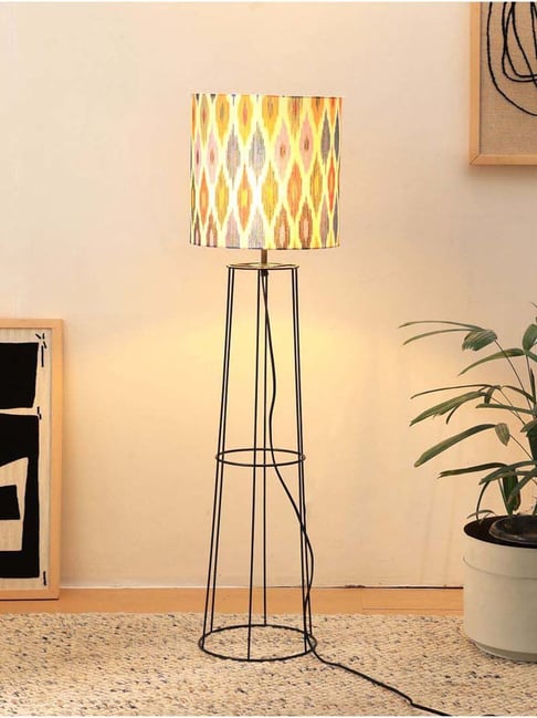FIG Living Multicolor Ikkat 100 Floor Lamp