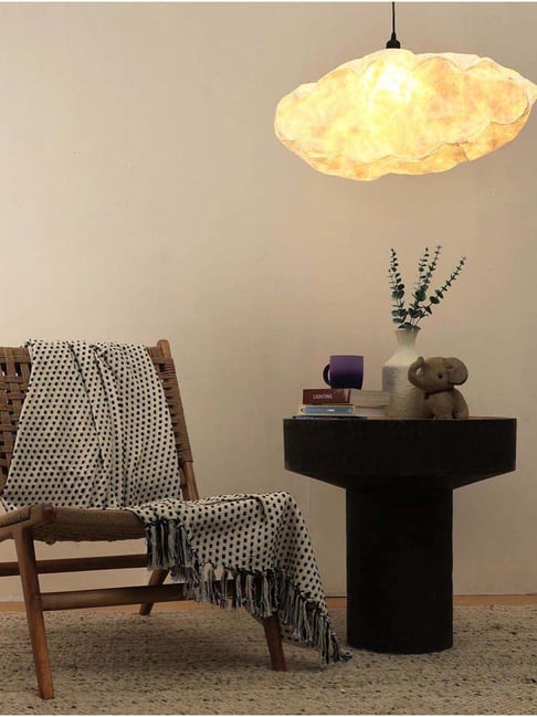 FIG Living White Synthetic Cloud Pendant Lamp