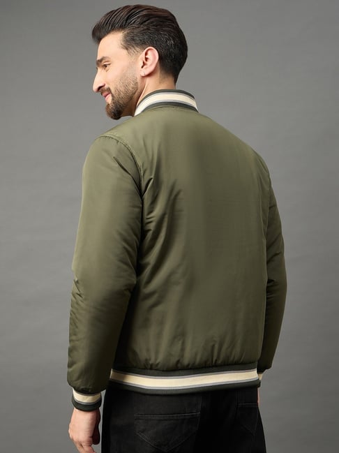 Ppsnabha Linen Bomber Jacket Mens Ppsnabha Warrior Clothing