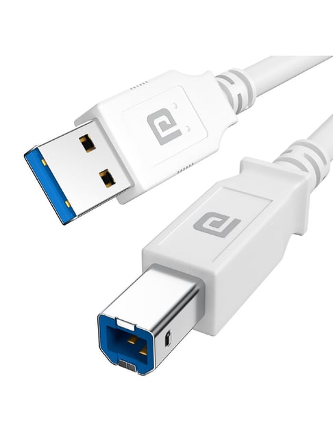 Portronics White PrintLink 1.5 Printer Cable