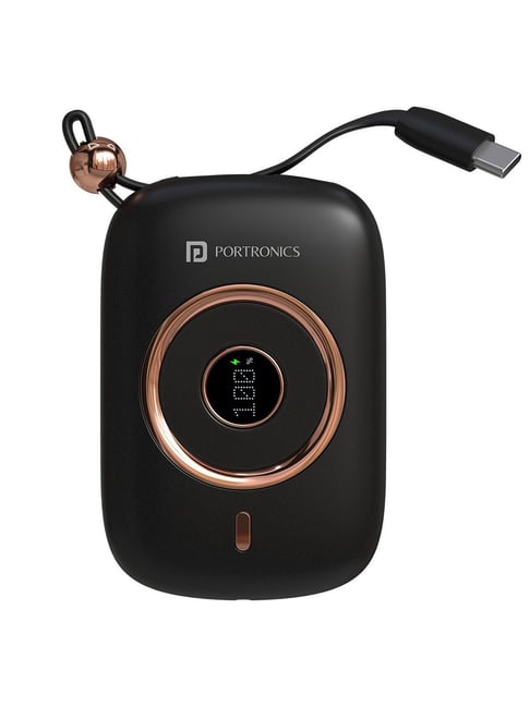 Portronics Black Power Shutter Pro Super Fast Charging Powerbank