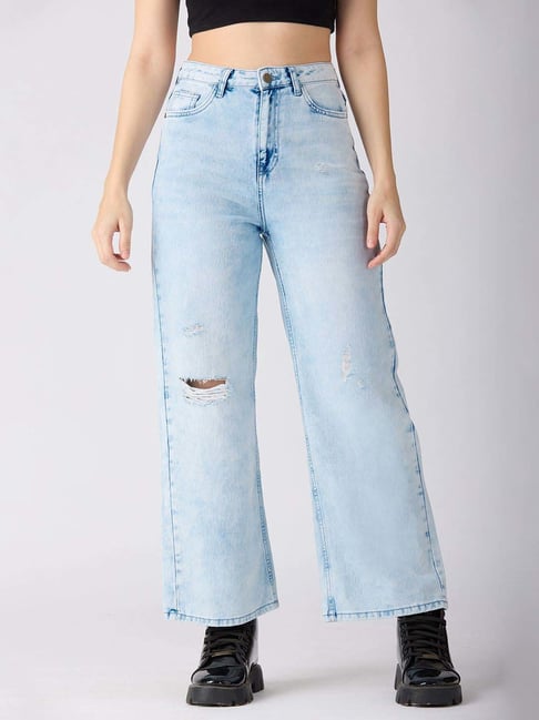Globus Light Blue Plain Jeans-picture-20