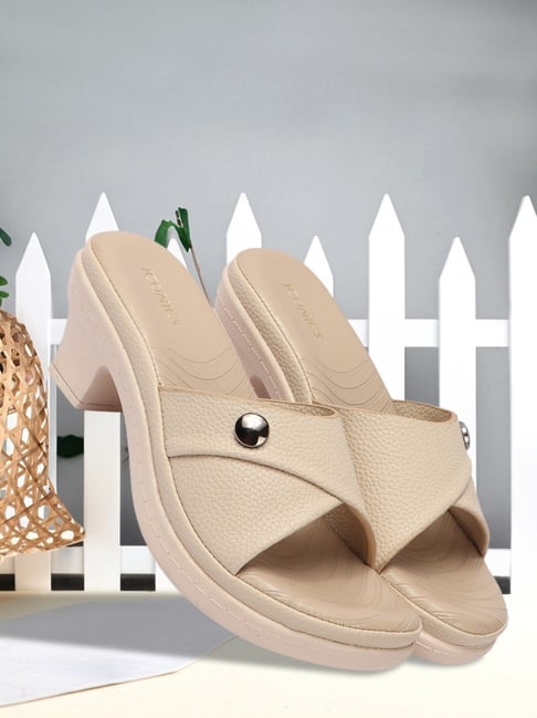 Iconics Women's Cream Casual Sandals-picture-48