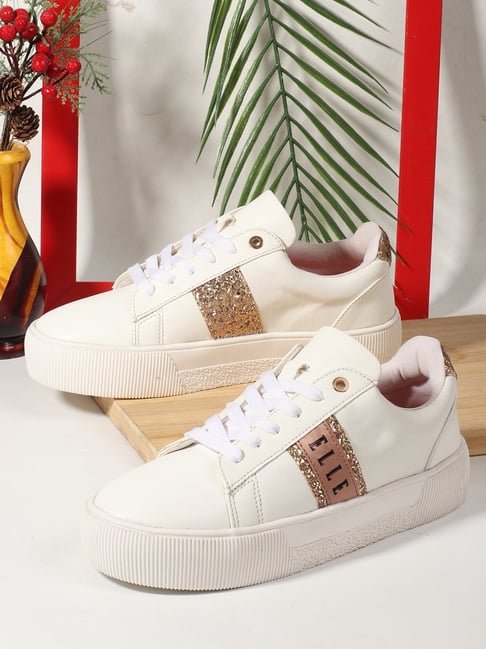 Buy Elle Women's White Sneakers for Women at Best Price @ Tata CLiQ