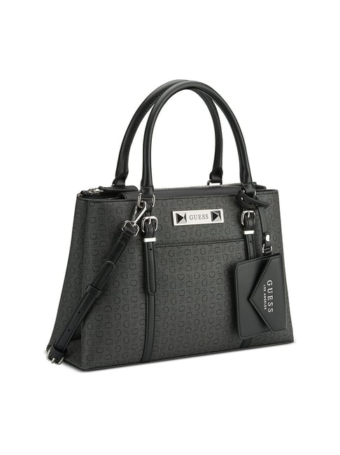 Guess Monogram Lemont Satchel Bag