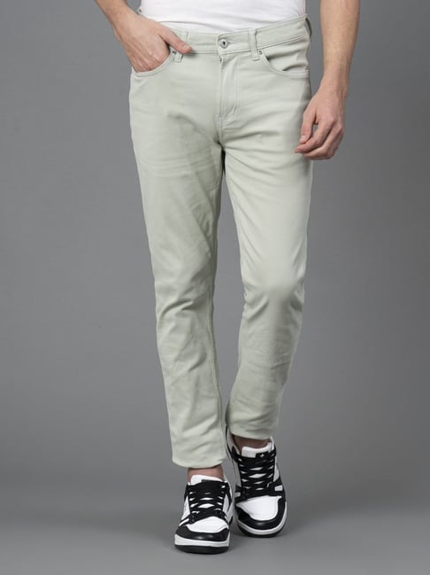 Red Tape Slate Green Skinny Fit Jeans