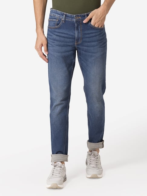 Red Tape Mid Blue Skinny Fit Jeans-picture-37