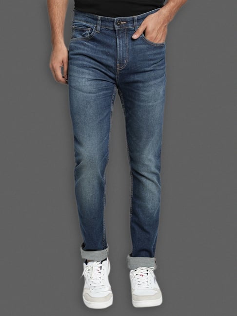 Red Tape Vintage Blue Skinny Fit Jeans-picture-45