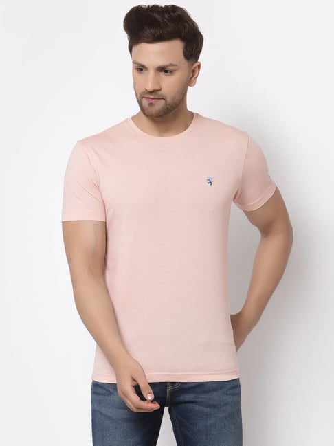 Red Tape Light Pink Cotton Regular Fit T-Shirt-picture-29