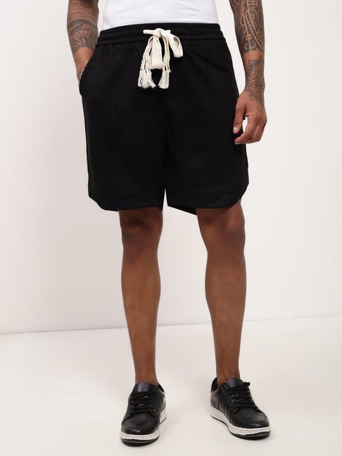 showoffff Showoff Black Regular Fit Shorts-picture-24