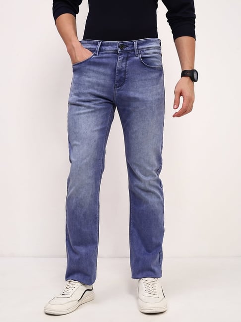 SHOWOFFFF Blue Straight Fit Jeans-picture-38