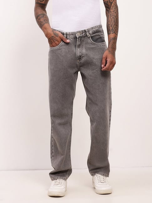 showoffff Showoff Grey Straight Fit Jeans-picture-38