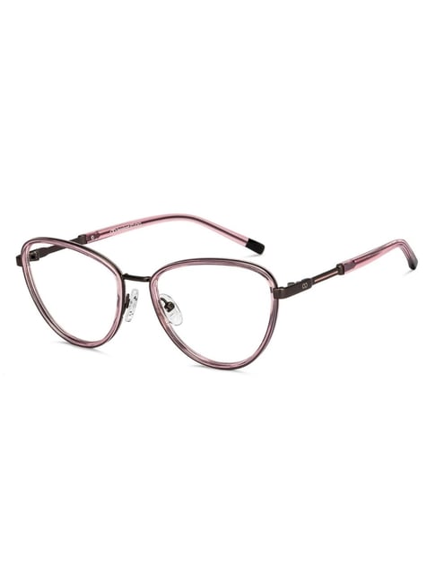 Lenskart STUDIO Pink Cat Eye UV Protection Eye Frames for Women