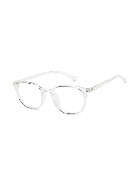 Lenskart Blu Transparent Oval Blue Light Protection Unisex Reading Glasses