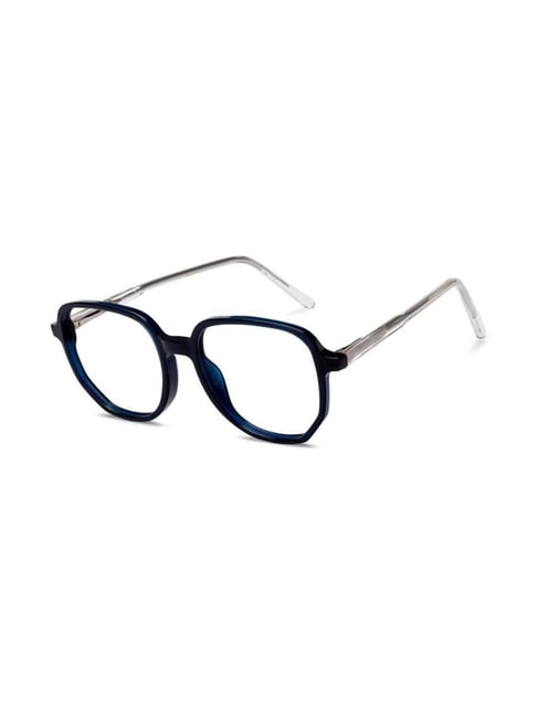 Lenskart Blu Blue Geometric Blue Light Protection Unisex Reading Glasses
