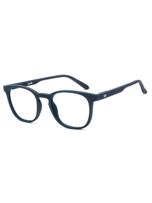 Lenskart Hustlr Navy Wayfarer Blue Light Protection Unisex
