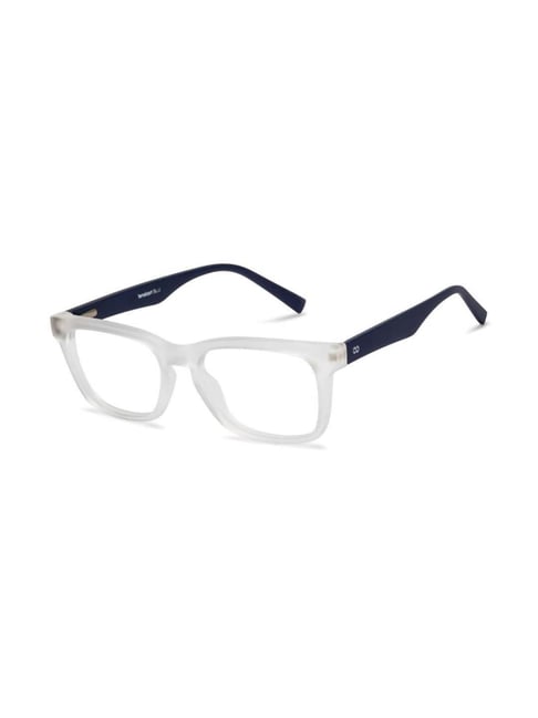 Lenskart Blu Transparent Rectangular Blue Light Protection Unisex Reading Glasses