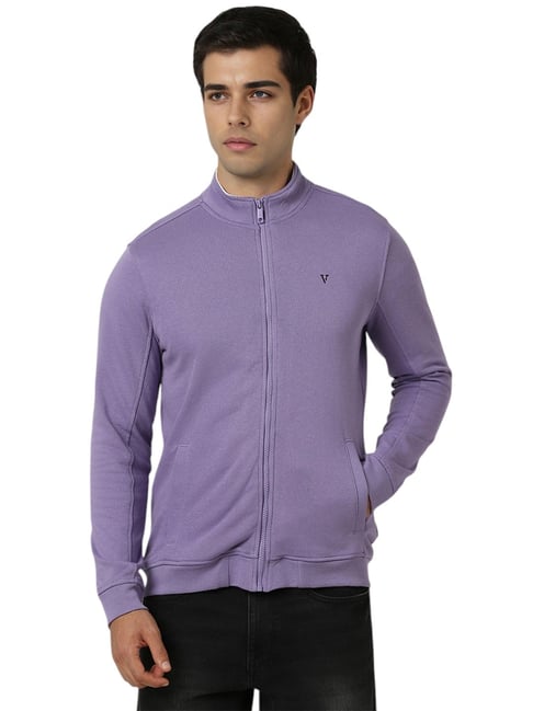 Van Heusen Purple Regular Fit Sweatshirt-picture-29