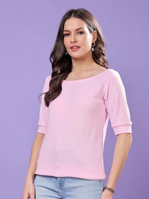 Cation Pink Plain Top-picture-43