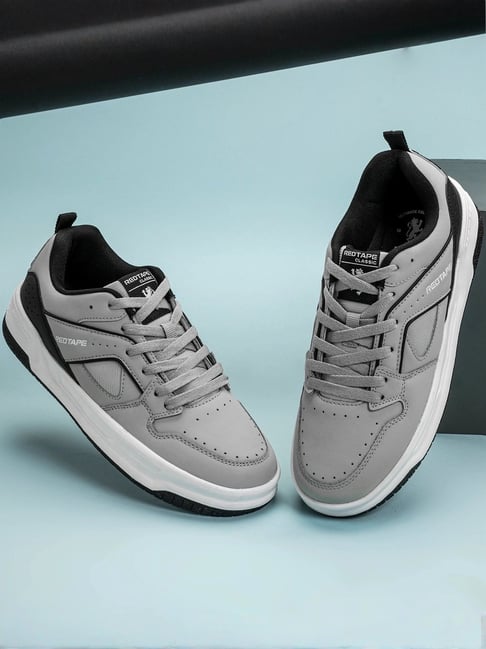 Red Tape Men's Hustle Collection Grey Casual Sneakers